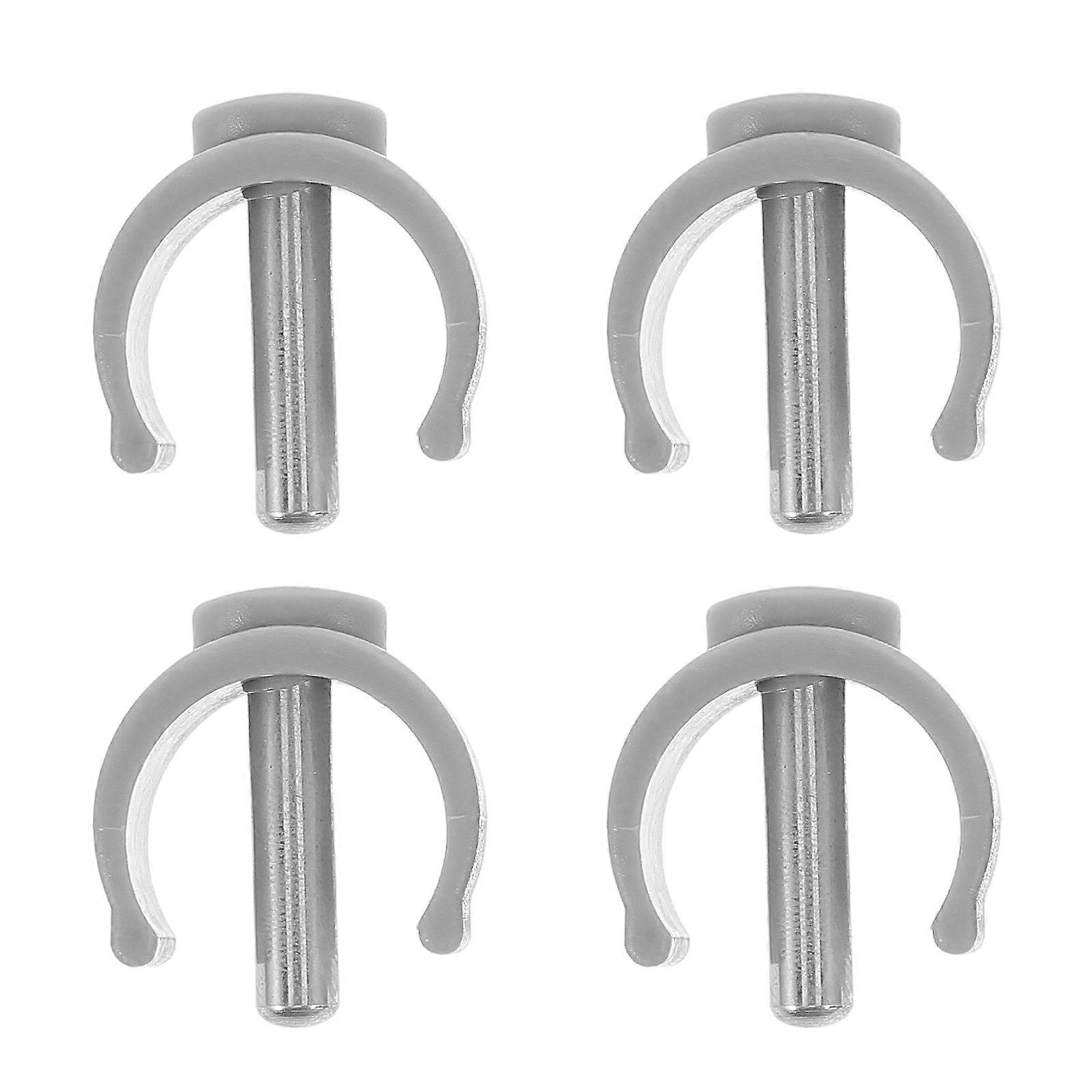 C Shaped Clamp Buckle for Crutch Walking Stick Handle 4Pcs Replacement Set