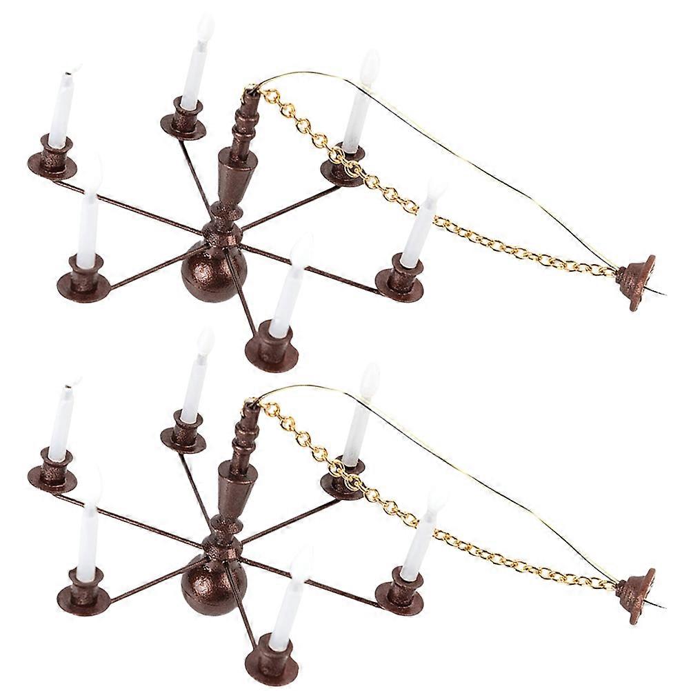 Mini Ceiling Lamp for Decor 10Pcs Tiny Luminous Ceiling Lamp DIY Material