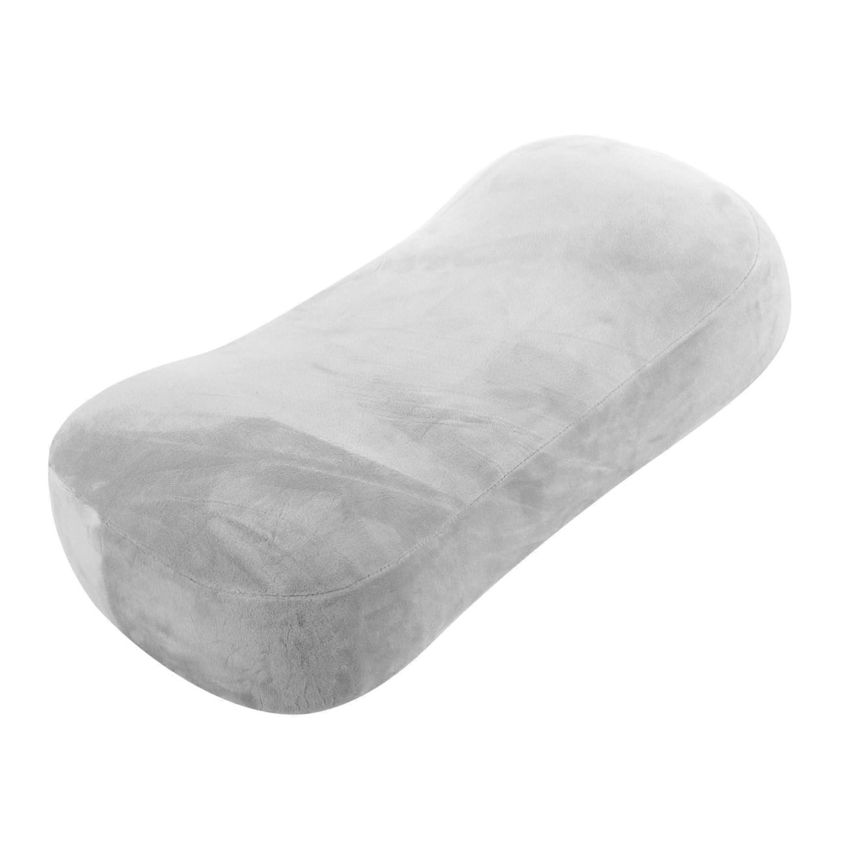 Travel Neck Pillow with Ergonomic Memory Foam Support for Office, Car, Camping and Sleeping, Grey