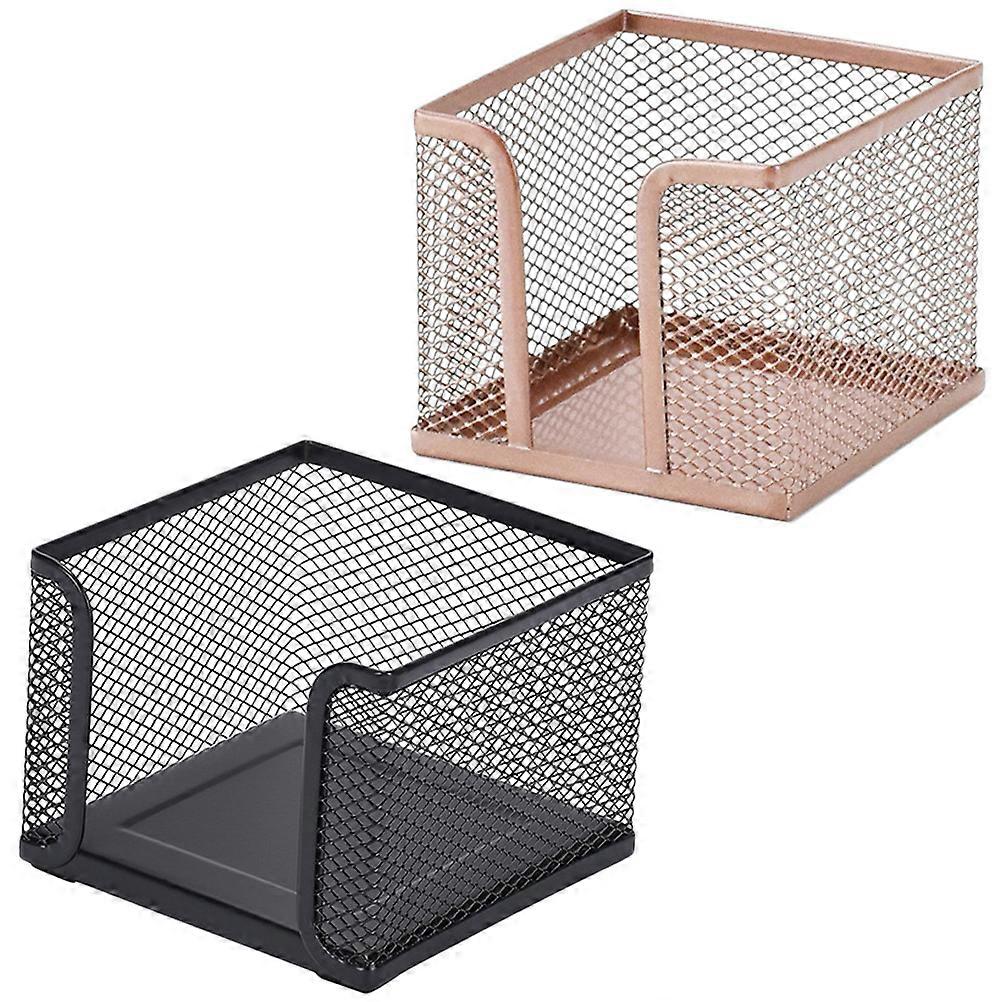 Notepad Holder Mesh Organizer Box for Office Use 8Pcs Memo Pad Dispenser