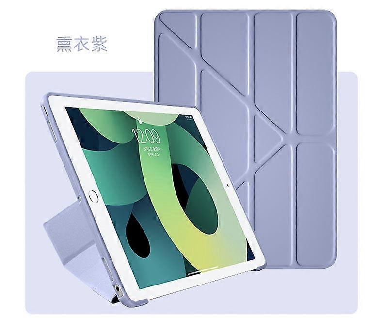 Case For Ipad Pro 2018/20/20/22 11" Lavender Multi-function Folding Solid Color