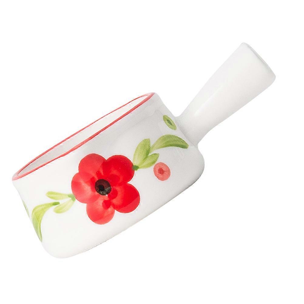 Ceramic Milk Jug with Handle Practical for Coffee Shops 10X6.5X3.5CM 1Set