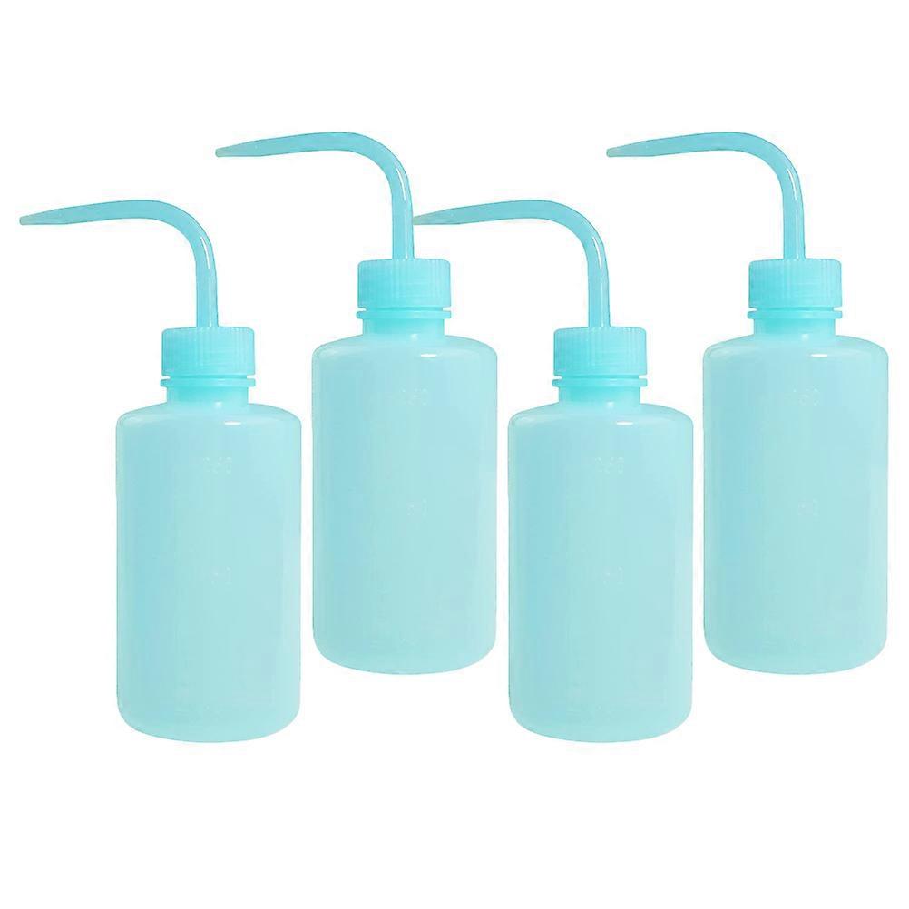Multipurpose Rinse Bottle Plastic for Storage 4Pcs Squirt Bottle Set