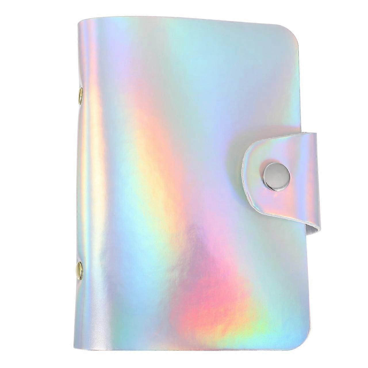 Nail Stamping Plate Organizer with Secure Pushbutton Closure, Durable Compact Storage Case