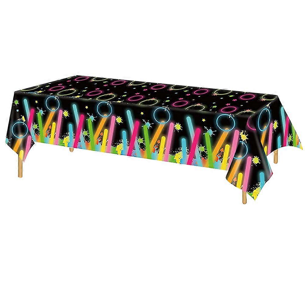 Birthday Tablecloth Disposable Party Tablecloth for 2Pcs Wedding Celebration