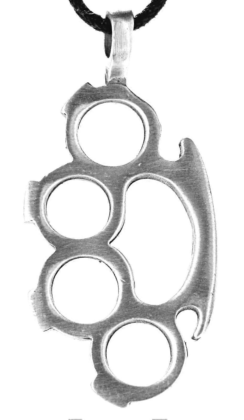 Pendentif 07 Brass Knuckles - Étain