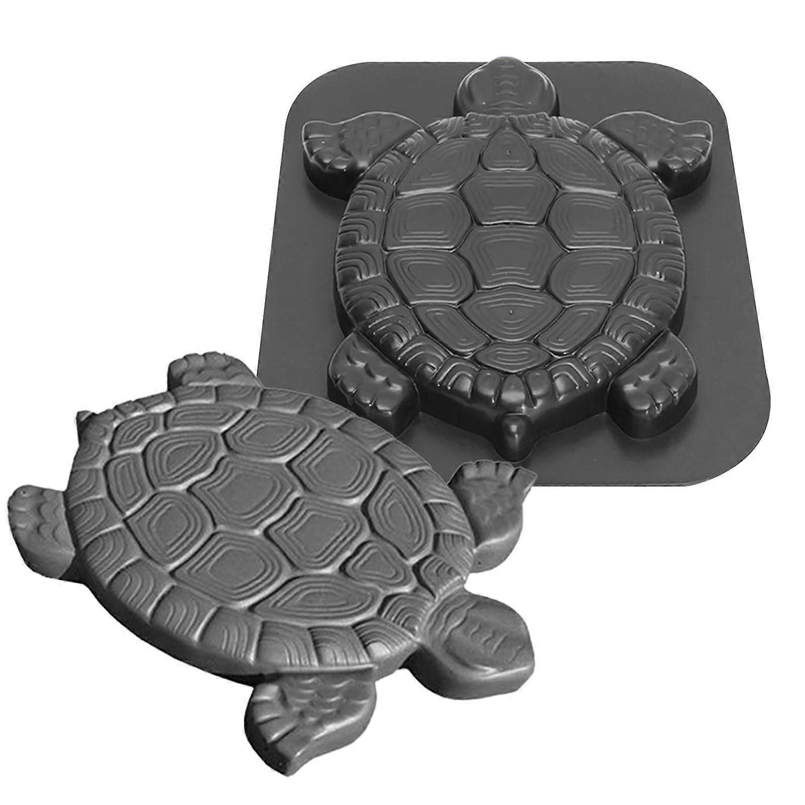 Concrete Paver Molds Turtle Shape Reusable DIY Garden Pathway Stepping Stone Mold