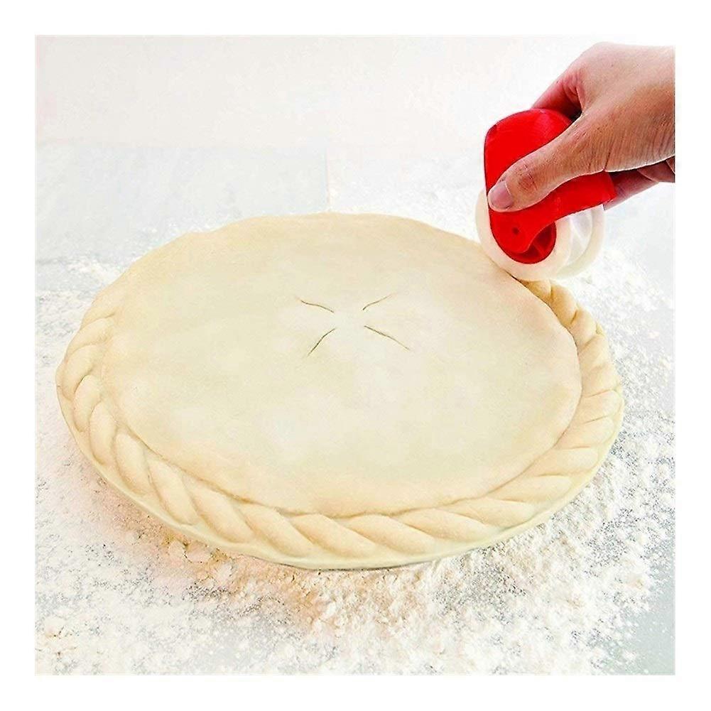 Pizza Cutter Wheel and Manual Noodle Cutter, RustProof, Smooth Rolling, Dishwasher Safe, 2pcs