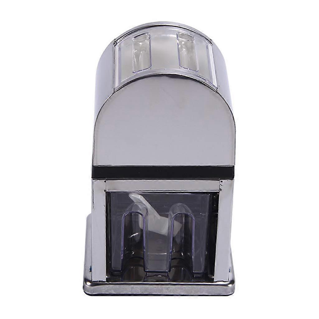 Manual Ice Crusher Handheld Snow Cone Maker for Drinks, Smoothies and Outdoor Use