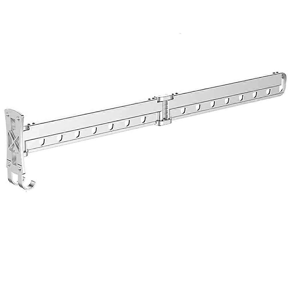 Gold Wall Mounted Drying Rack Foldable SpaceSaving Laundry Organizer for Bathroom and Small Spaces