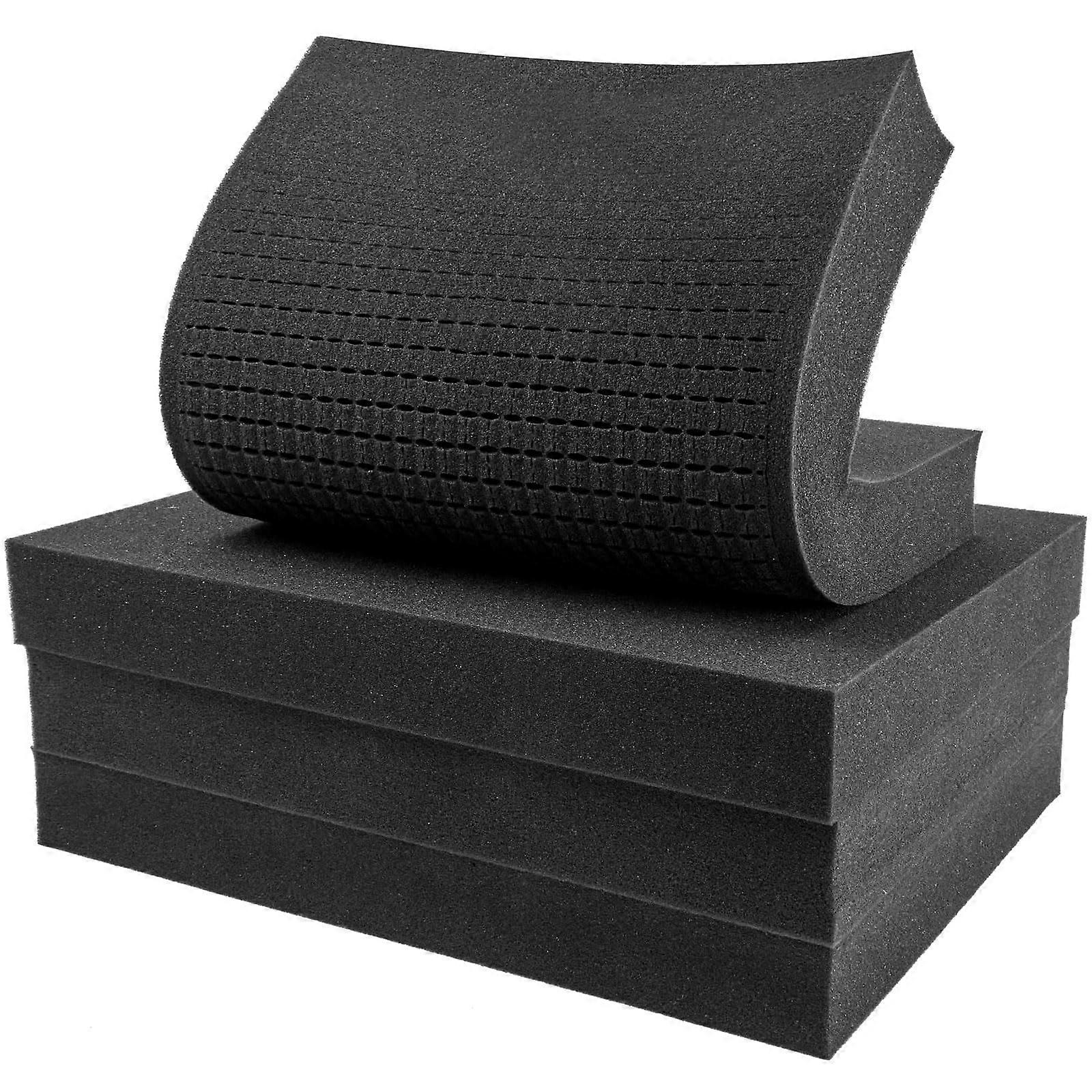 4 Pack Gun Case Foam Inserts 16x12x2in Precut  Density Pick and Pluck  Padding