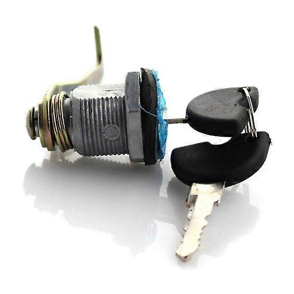 Motorcycle Trunk Lock, Metal with 2 Keys, Universal, Tail Box Replacement Lock