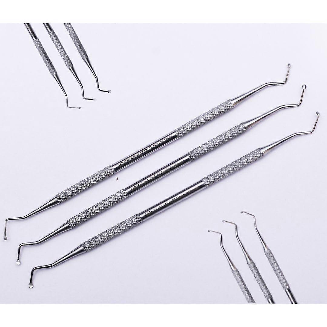 Dental Excavator Double Ended Spoon with Precision Tips and Ergonomic Grip for Restorative Work