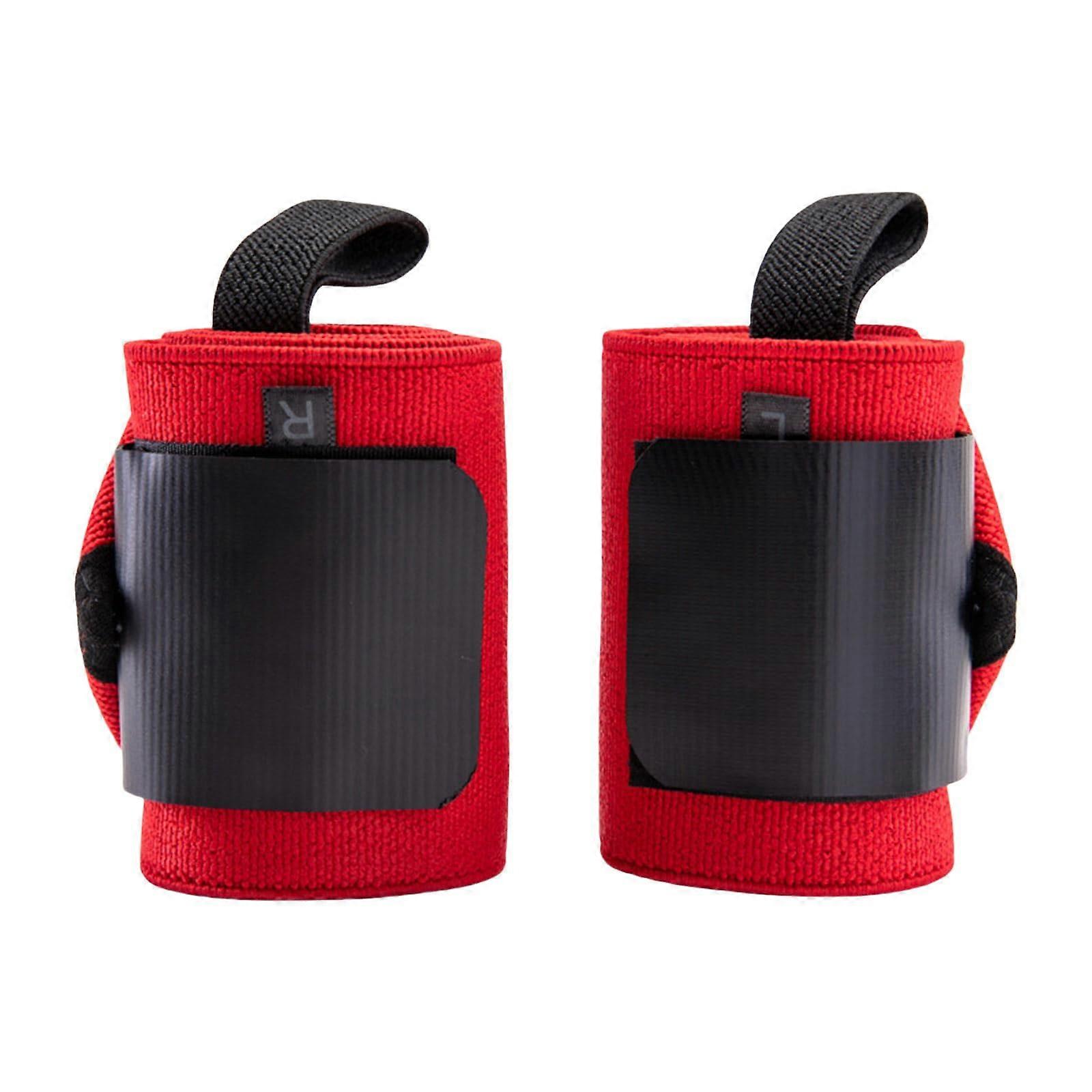 Weight Lifting Wrist Wraps with Adjustable Padded Support for Strength Training and Deadlifting