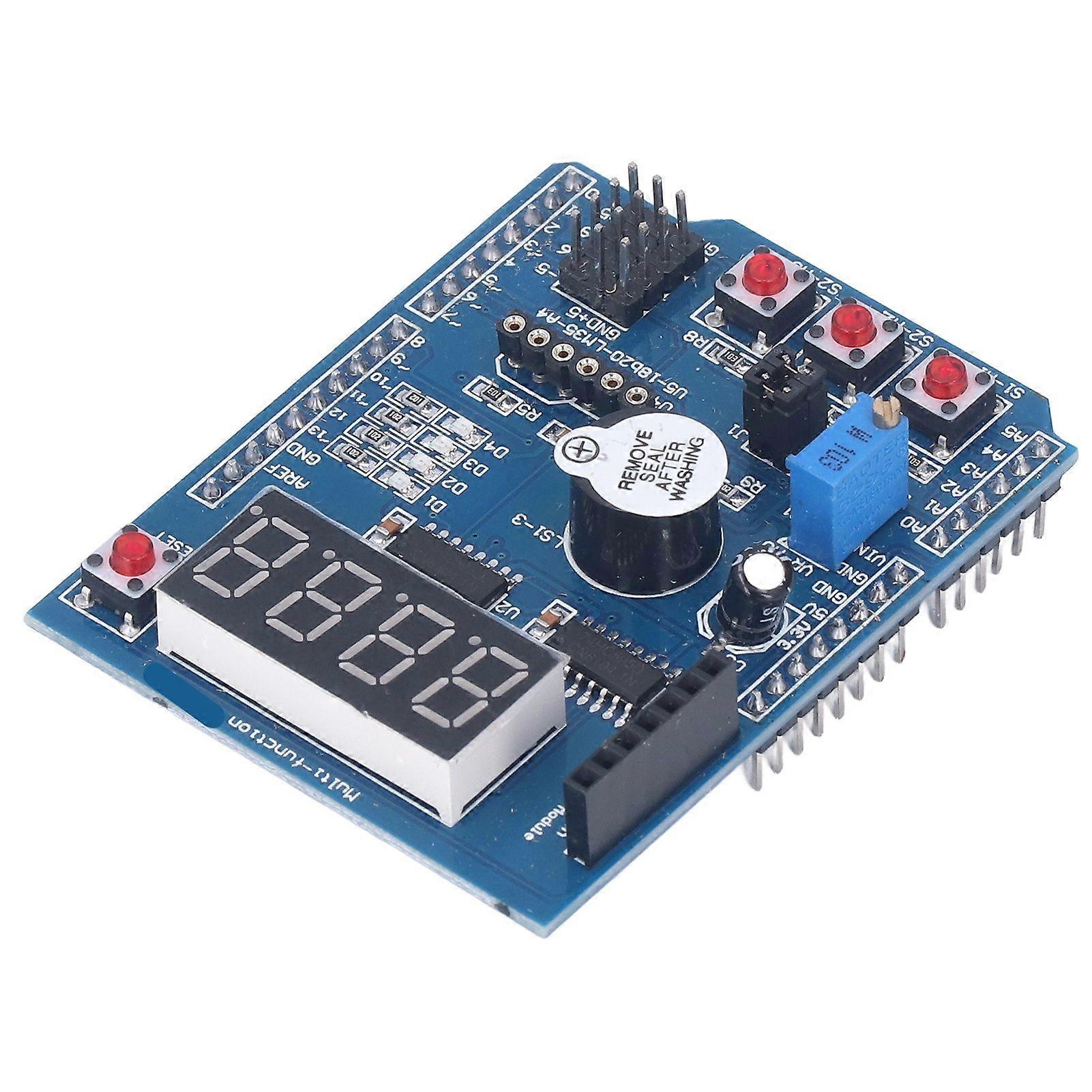 XD-203 MCU Multifunctional Expansion Board 4 Digit Digital Display Development Module
