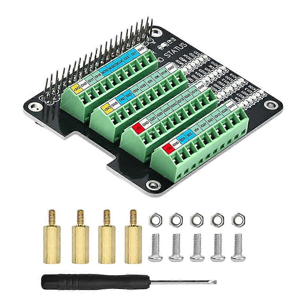 For Raspberry Pi GPIO Expansion Board Breakout Module for Raspberry Pi 4B/3B+/3B/2B/B+/Pi Zero W/Pi Zero