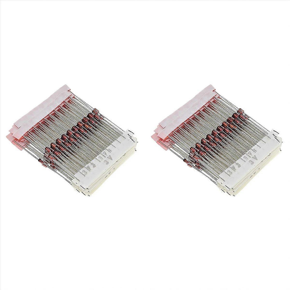 250PCS 1W Zener Diode Assorted Kit 3V-33V, 25 Values Assorted Set