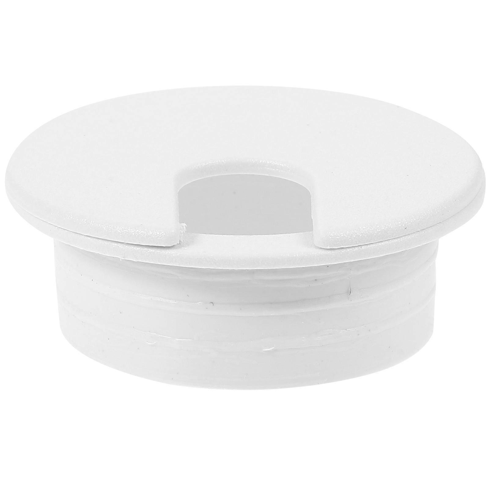 Cable Hole Covers Wire Organization Sleek Design Computer Desk 35mm Diameter Plastic 12Pcs