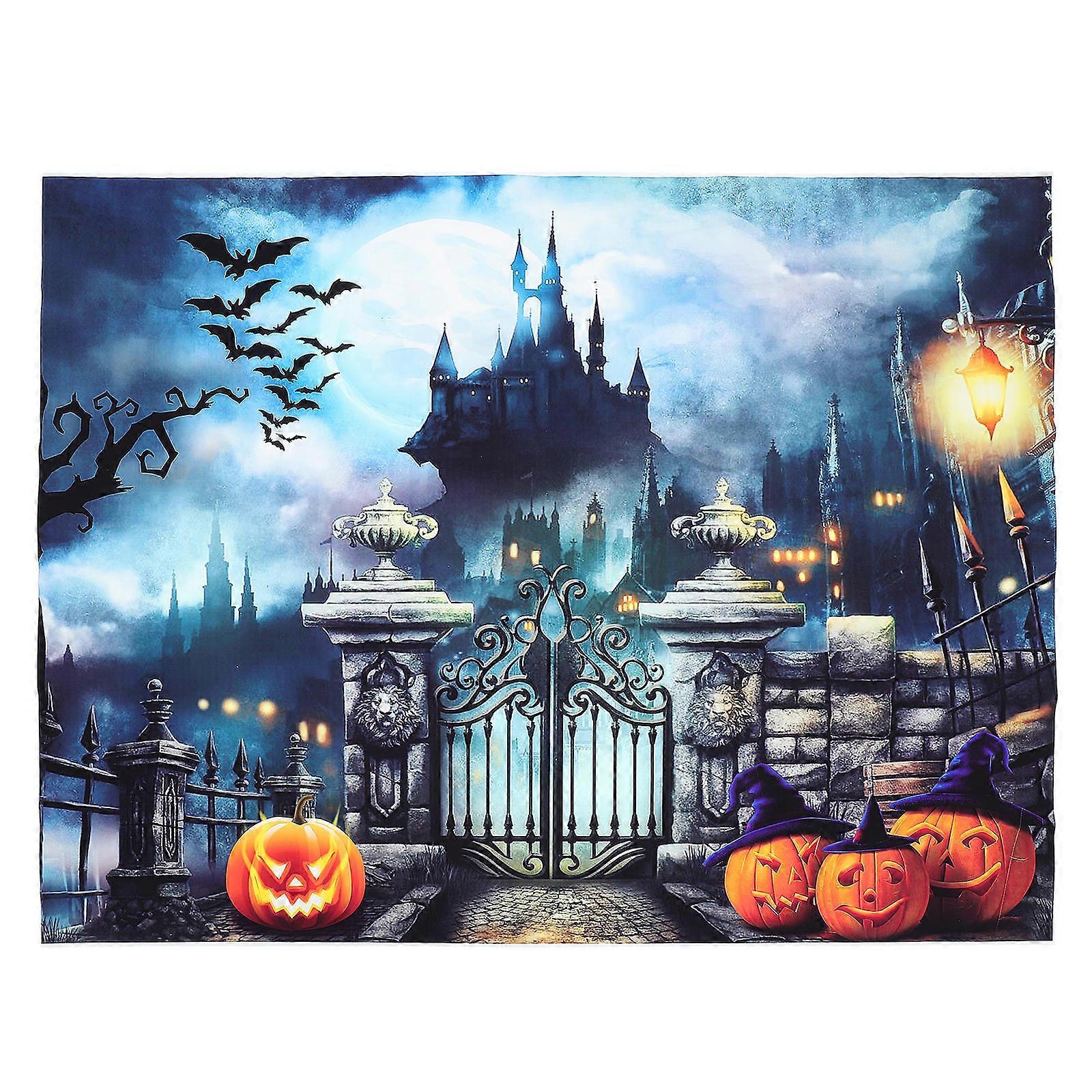 Halloween Backdrop Carpet for Decor with Multi Colors Hanging Carpet