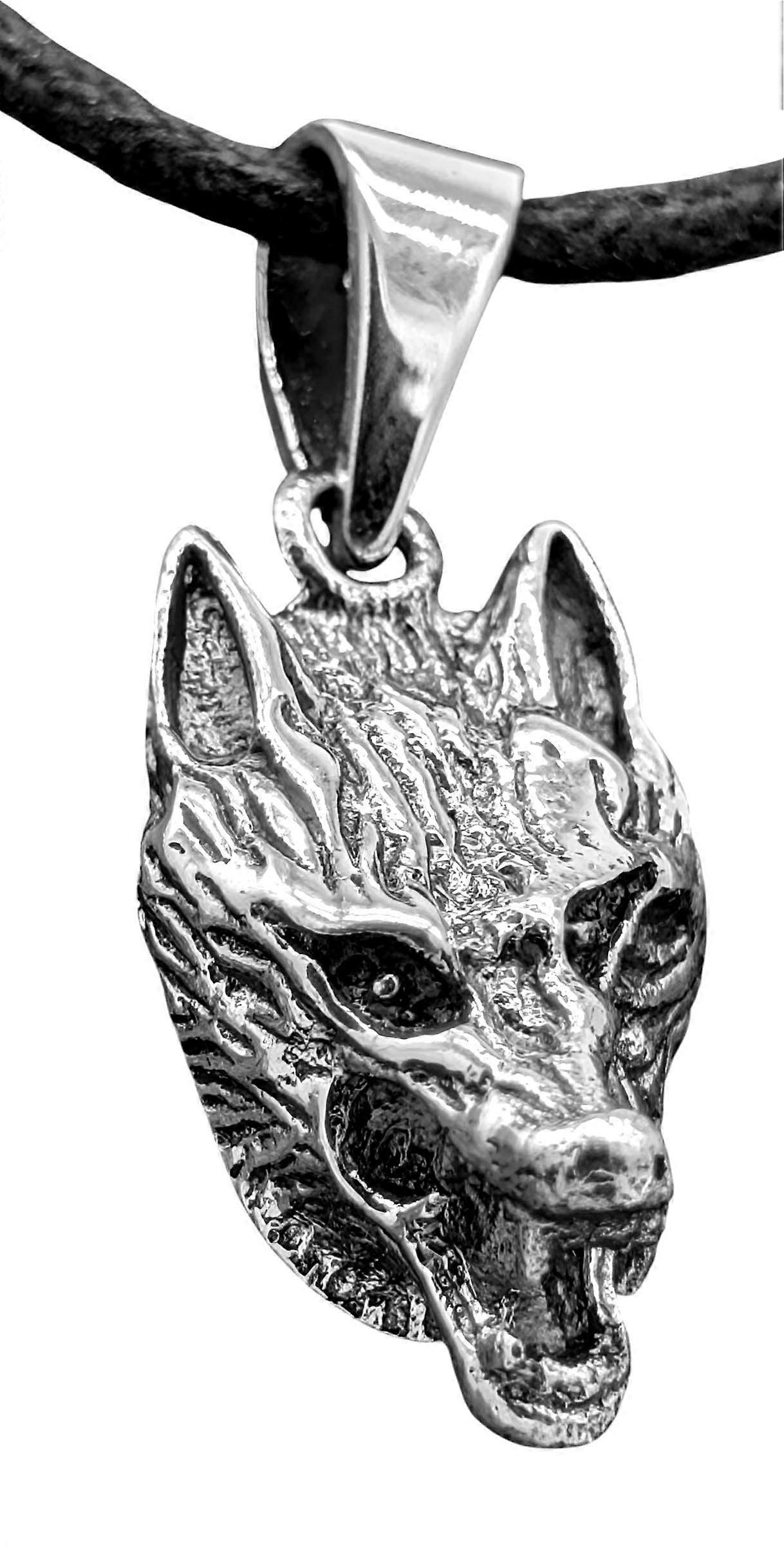 Pendant 7 A Wolf - Silver