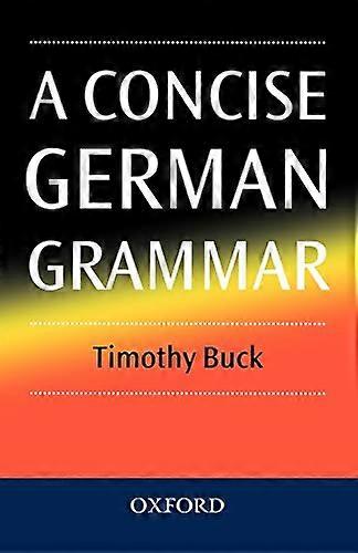 A Concise German Grammar