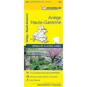 Ariège, Alta Garonna - Mappa Locale Michelin 343: Mappa
