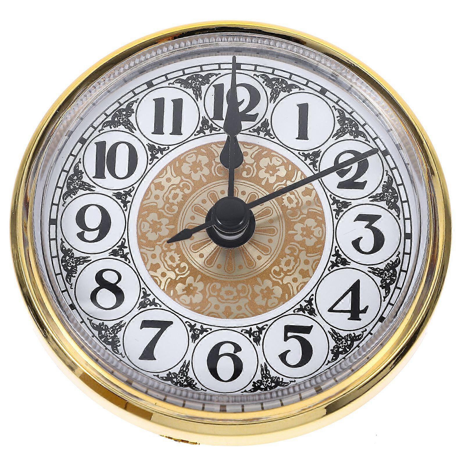 Replacement Clock Insert Miniature Clock Face Clock Kit Mini Clock Insert Home Supply