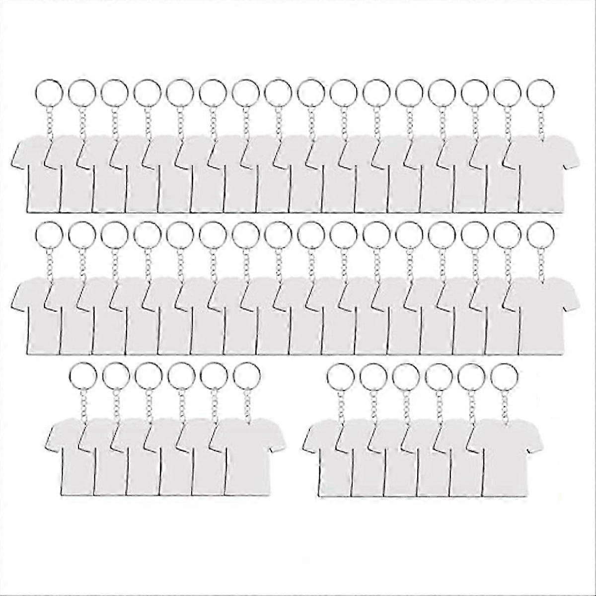 135PCS Sublimation Keychain Blanks Double Sided MDF