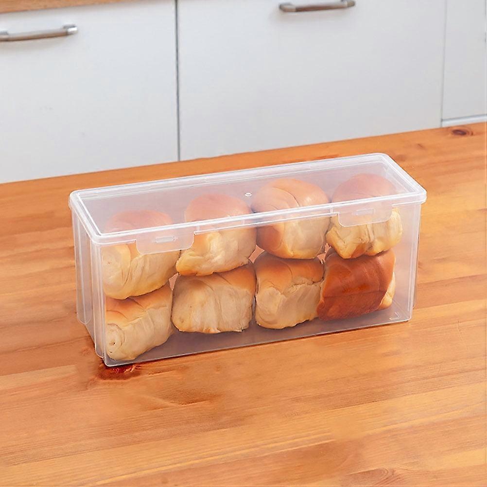Clear Bread Container Airtight Plastic 3Pcs