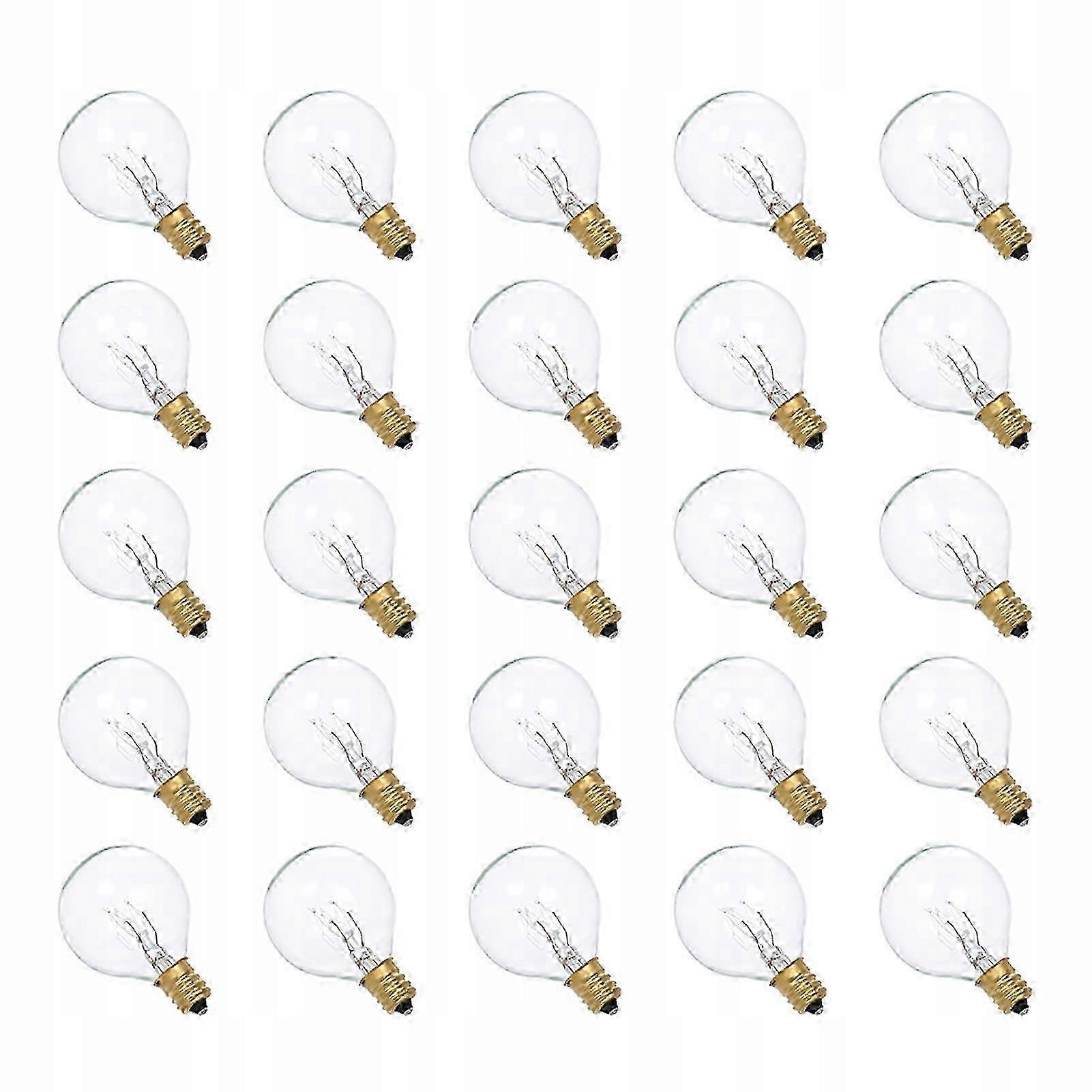 25 Pcs G40 Tungsten Bulb