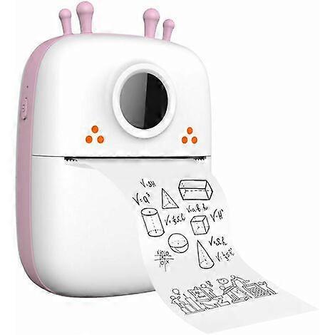 V1 Printer Mini Multi-Function Phone Printer Portable Printer Wireless Printer Wireless Pocket Printer Compatible With Ios & Android With 1 Roll Of