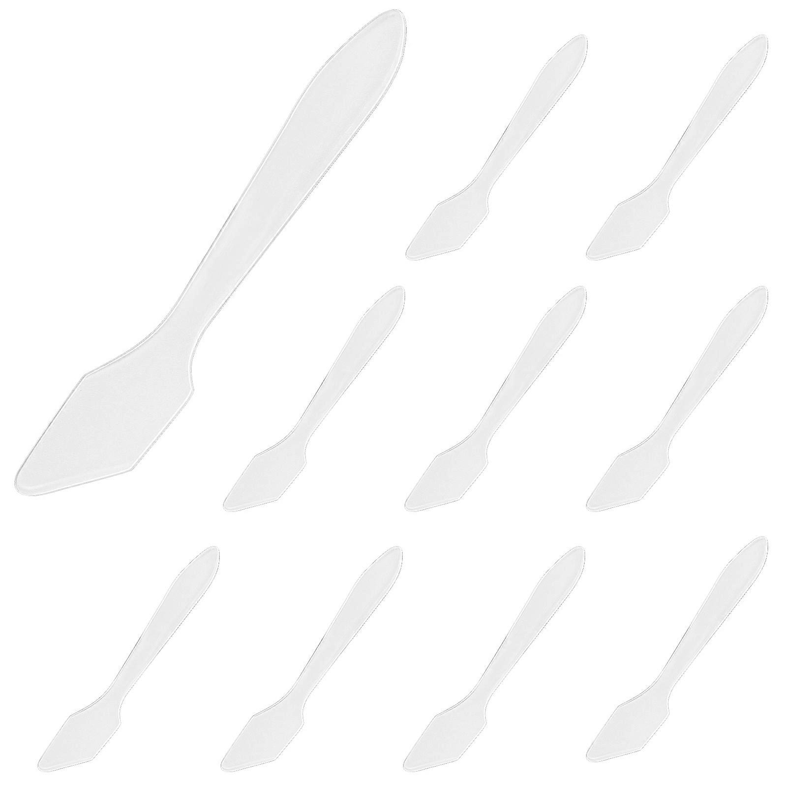 Makeup Applicator Plastic Mask Spatulas for Daily Use 50Pcs