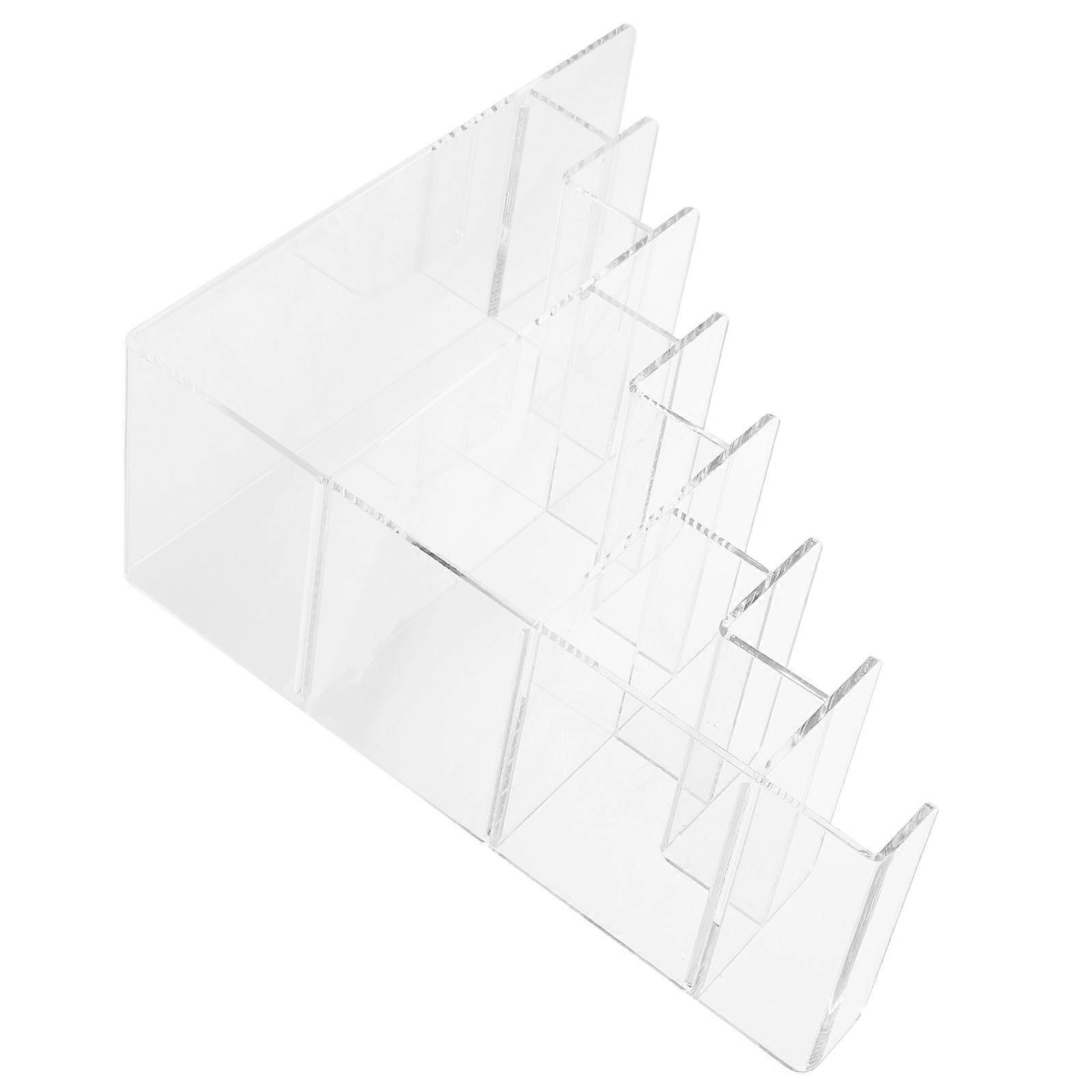 Clear Acrylic Display Stand Multipurpose Multi Layers Storage Shelf for Retail Store