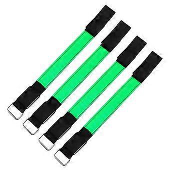 LED Armband Reflective Wristbands for Outdoor Safety Running 8Pcs Set