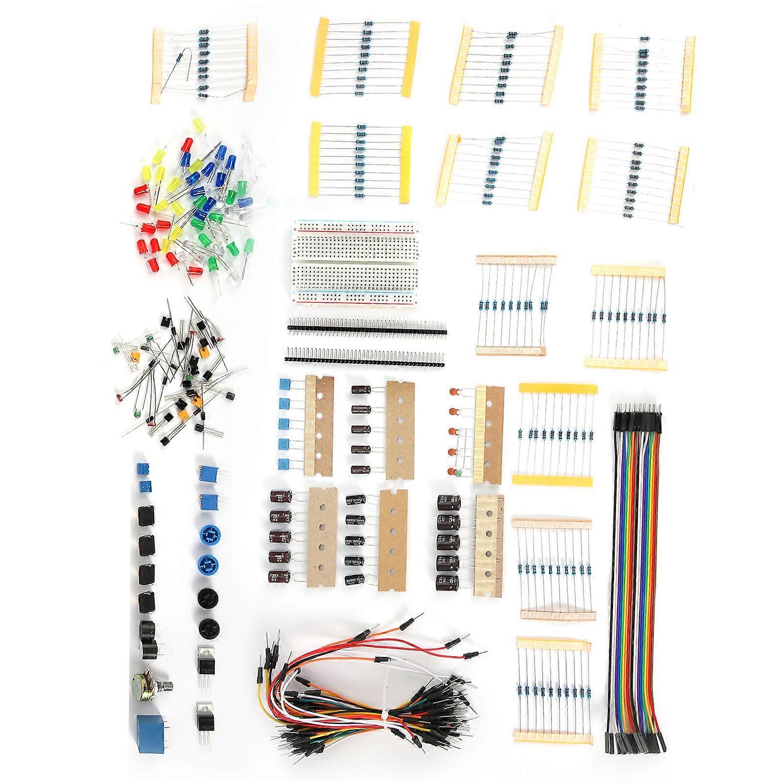 Component Kit Starter Basic Development Board Experimental Accessories 400 Hole Breadboard