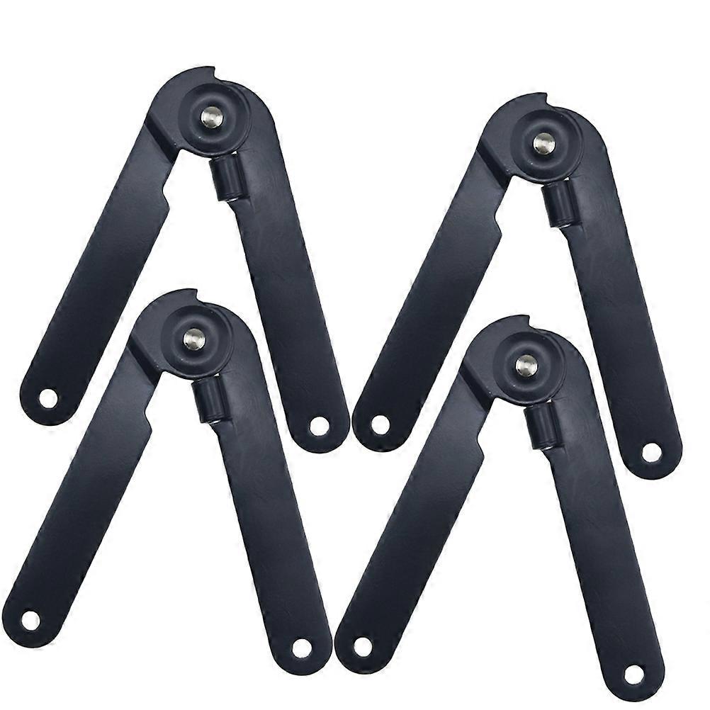 Practical Pull Rod Cabinet Hinge for Replacement Use 4Pcs Two Fold Hinge