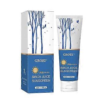 Protetor solar hidratante Birch Juice FPS 50+ 2025 Upgrade_DUIBW
