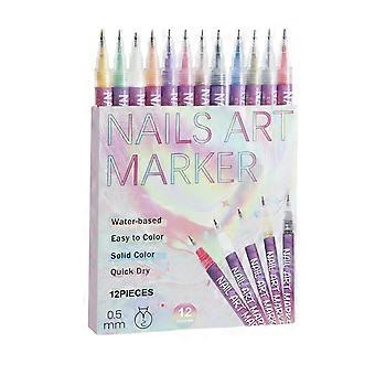 2 DIY-Nagelkunststifte, leuchtende Farben, einfach anzuwenden, vielseitig einsetzbar, DIY-Malstifte