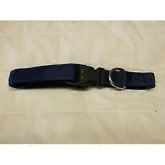 Dog Collar - Cushion Web 1 inch, Adjustable Equestrian Strength. Various colours