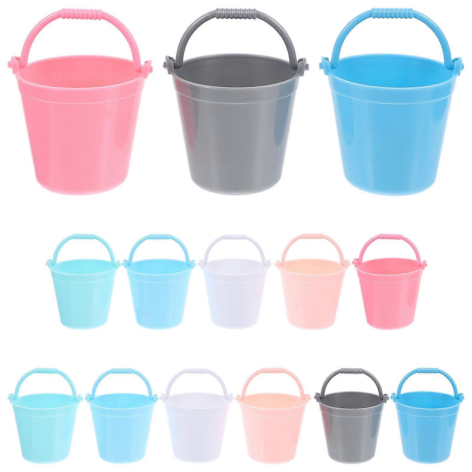 14Pcs Eimer Spielzeug Kinder Eimer Dekor Sand Wasser Eimer Eimer Modell für Kinder