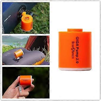 Mini bomba de ar elétrica portátil para acampamento - Giga Pump 2.0 para tapete de colchão, uso externo