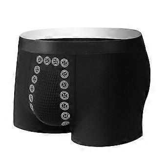 Men's Boxer Briefs Pack, Anti-chafing, Moisture-wicking Underwear, Odor Controlmagnetic Therapy Energetic Man Ice Silk Boxer Briefs