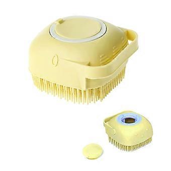 Soft Silicone Bath Body Brush With Soap Dispenser,reusable Exfloliating Body Scrubber For Gentle Skin Massage Exfoliation