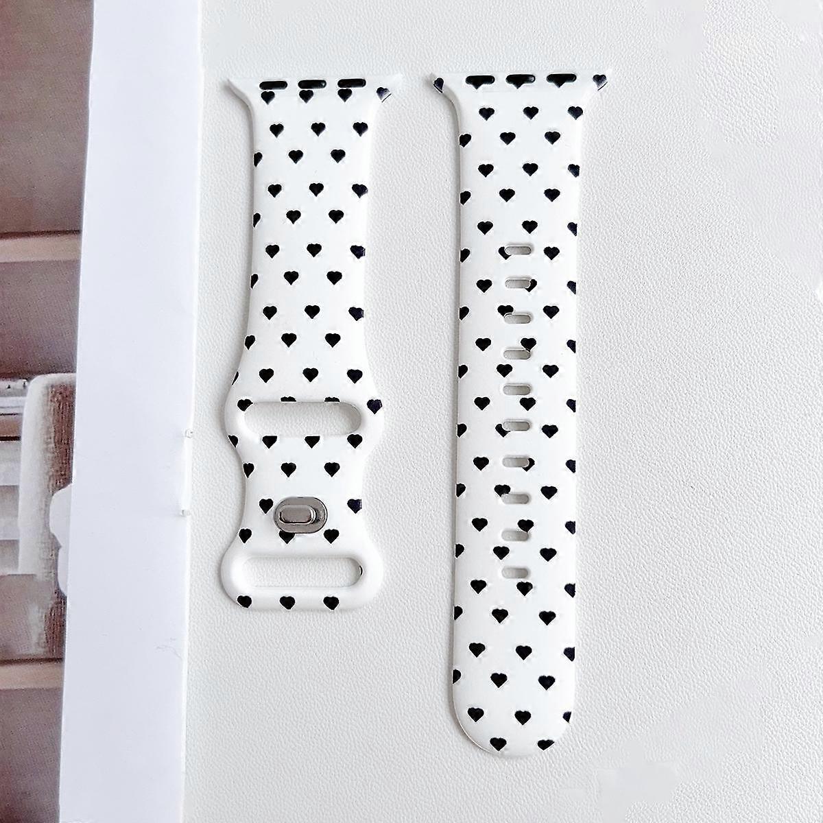 Printed Reverse Buckle Silicone Watch Band