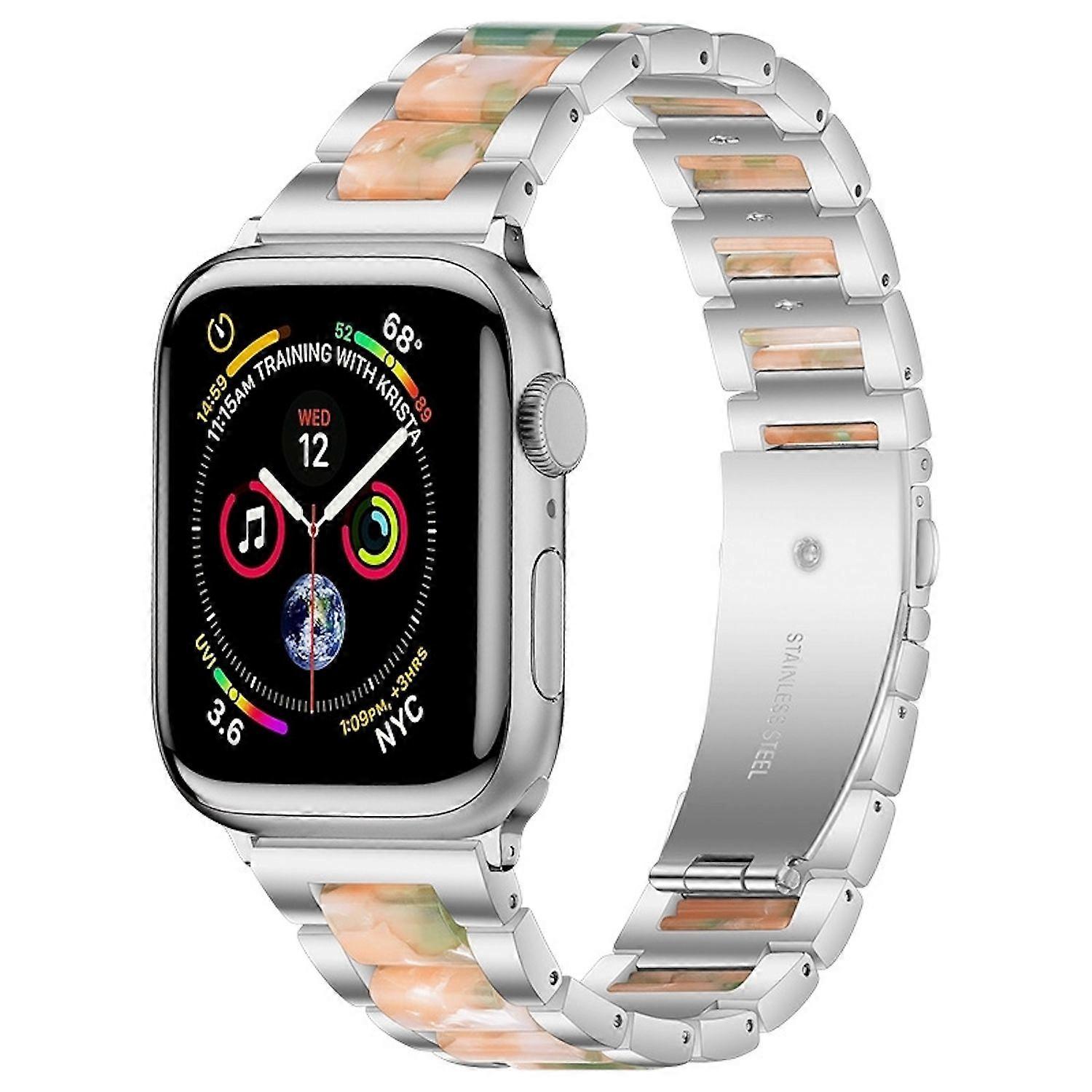 For Apple Watch Series 11 10 42mm / 9 8 7 41 / 6 SE 5 4 40mm Metal / Resin Band
