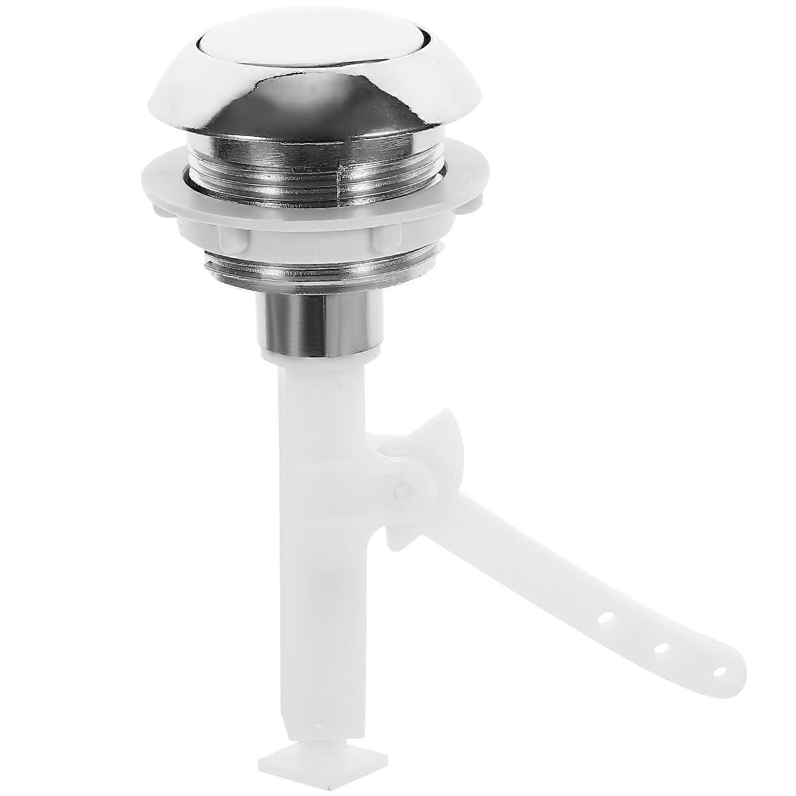 1pc Closestool Tank Button Practical Toilet Push Button Single Plush Tank Button
