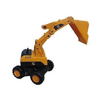 Medium Sand Digger Truck with Inertia Drive  Friction Powered Construction Vehicle for Beach and Sandbox  Thick Drop-Resistant Plastic