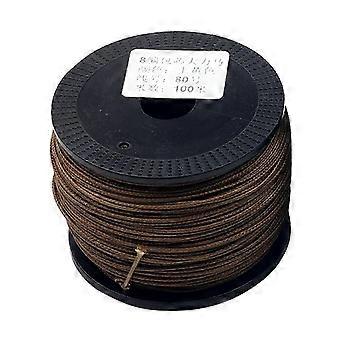 100m 8 brins tressé ligne de pêche solide ligne de nylon mer armure corde de ligne de poisson pour la pêche au gréement