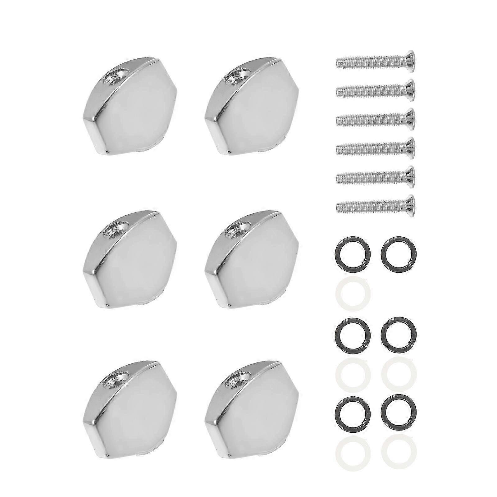 6 Sets Stringed Instrument Handles Strings Turner Caps String Functions Handles
