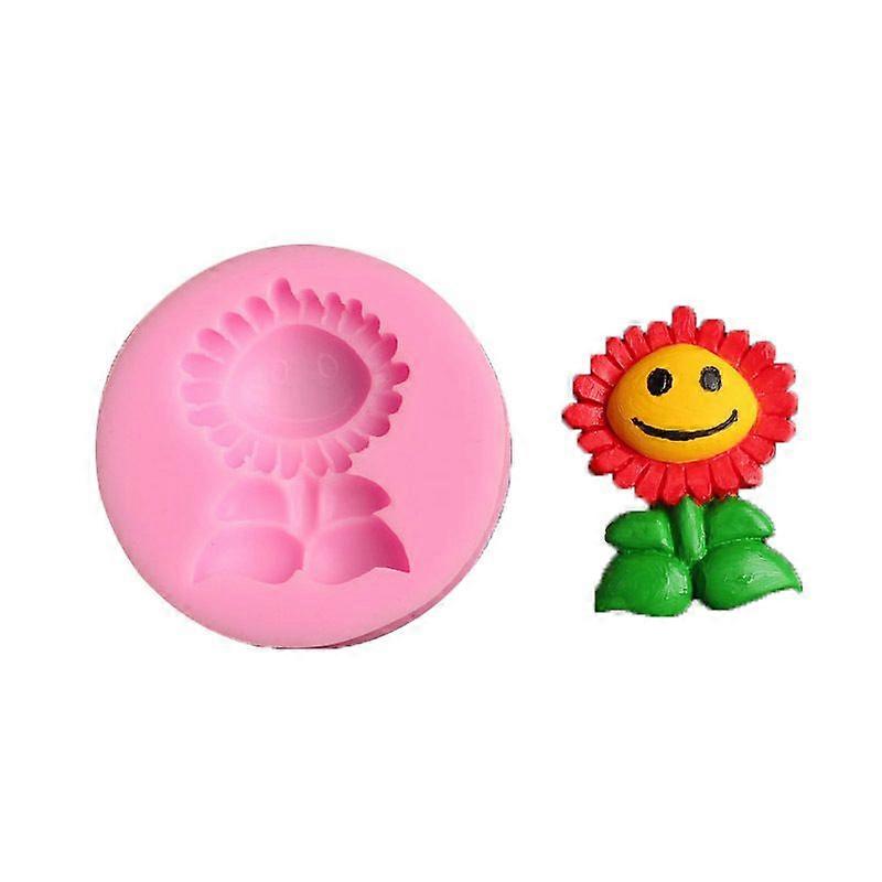 Sun flower flower shape cake decorative mold - 1PC